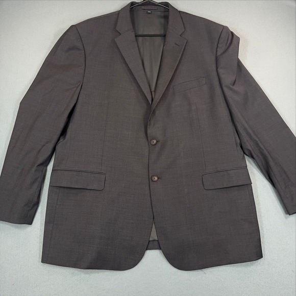 Jos. A. Bank Other - Jos. A. Bank Traveler Blazer Charcoal Gray Wool Blend Tailored Fit 48 Long NWOT